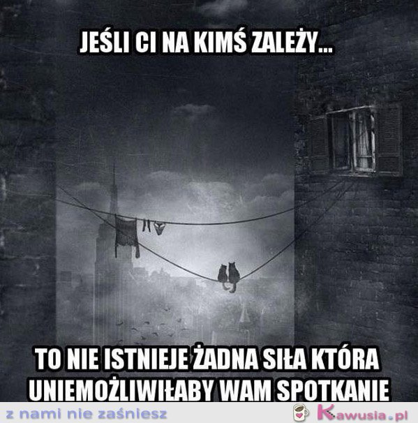 Jeśli Ci na kimś zależy...