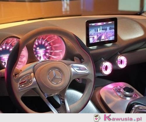 Cudowne wnętrze Mercedesa