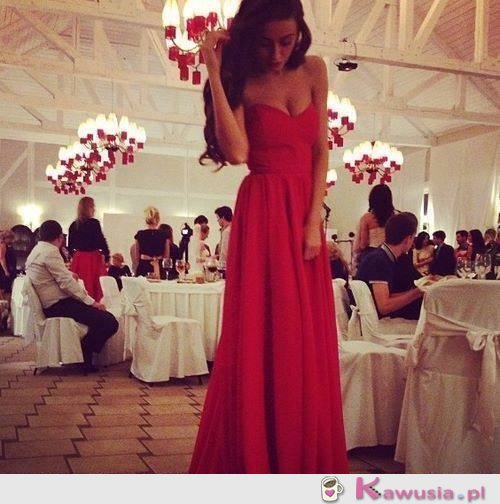 Piękna, elegancka czerwień