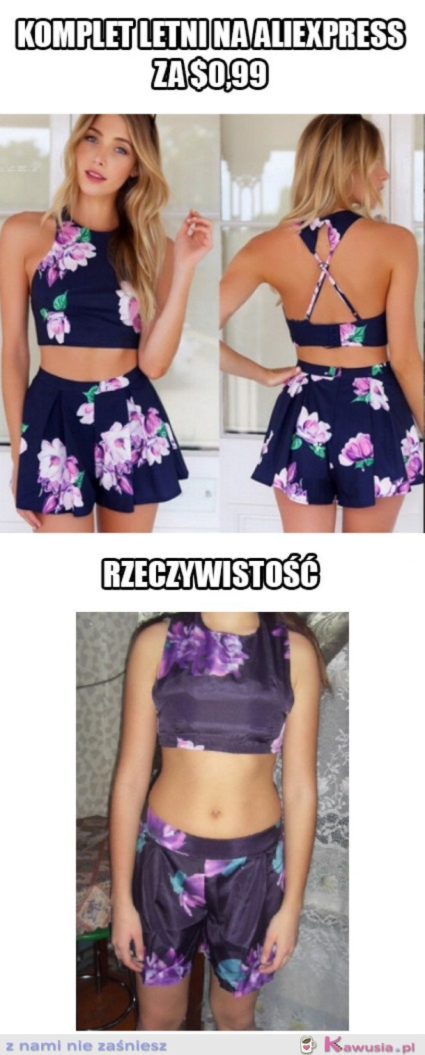 KOMPLET LETNI NA ALIEXPRES