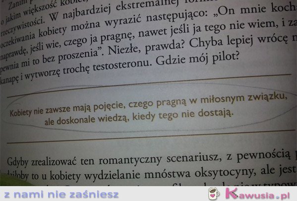 Kobiety nie zawsze mają pojęcie