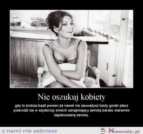 Nie oszukuj kobiety 