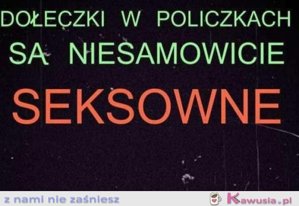 Dołeczki w policzkach