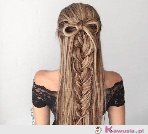 Piękna fryzura