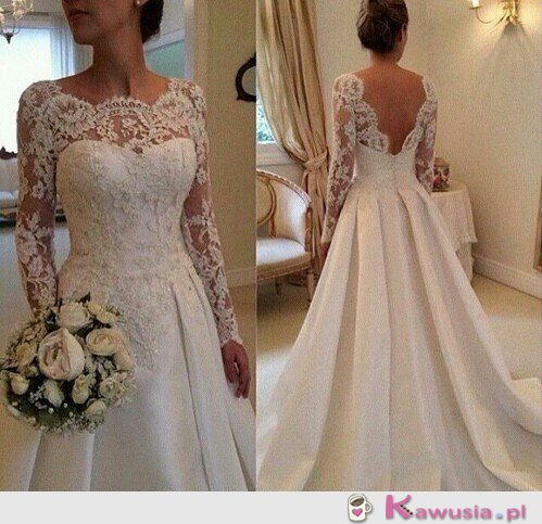 Bajkowa suknia ślubna