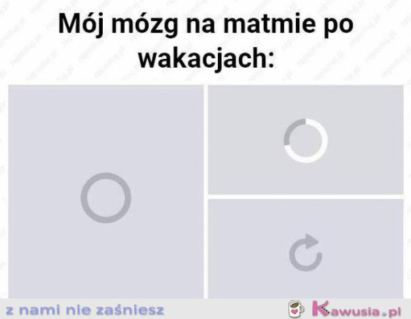 Mój mózg po wakacjach