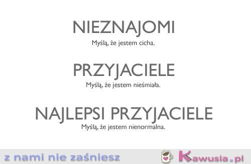 Co o mnie myślą...