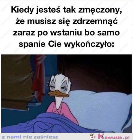 Muszę się położyć spać