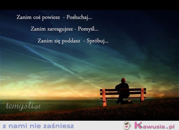 Zanim coś powiesz