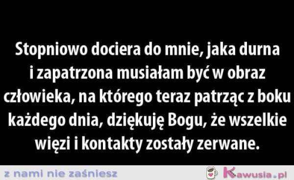 Stopniowo dociera do mnie...