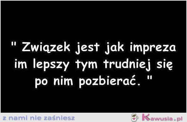 Związek jest jak