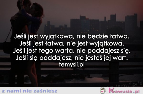 Jeśli jest wyjątkowa