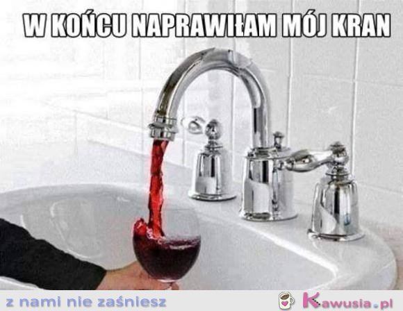 Tak wygląda prawidłowo działający kran