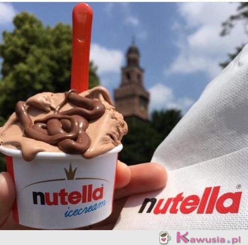 Lody nutella