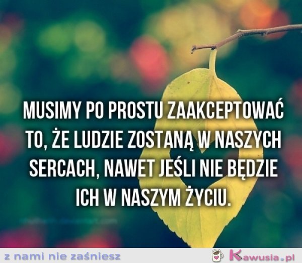 Musimy po prostu...