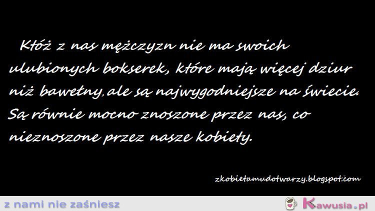 Prawda o męskich gaciach