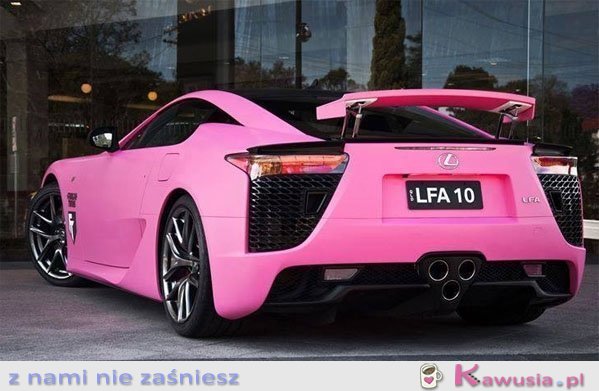 Różowy Lexus