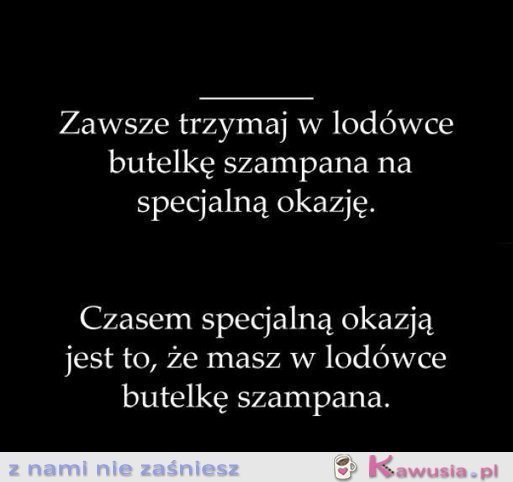 Tak na wszelki wypadek