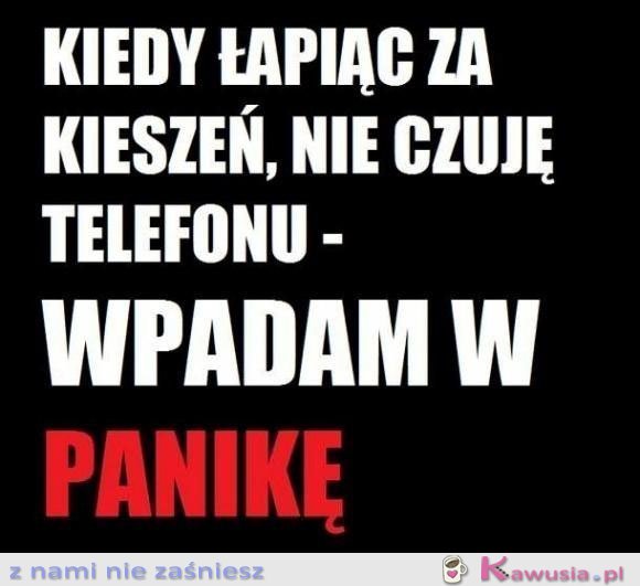 Wpadam w panikę!