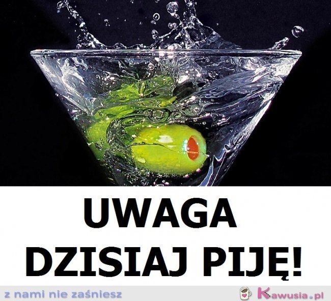 Piję i się dobrze bawię!