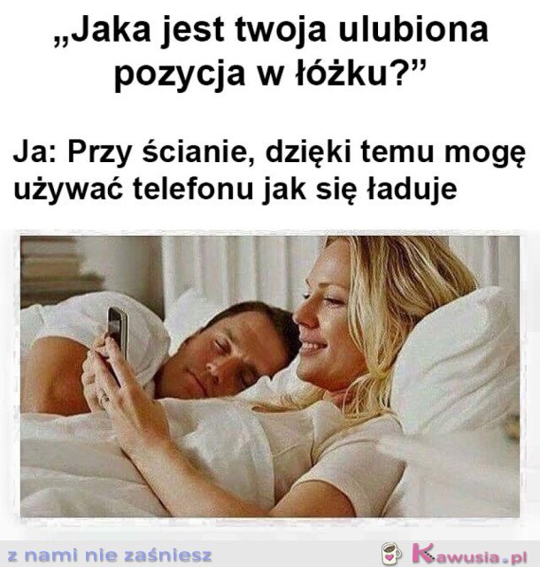 ULUBIONA POZYCJA W ŁÓŻKU