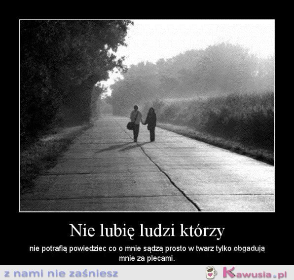 Nie lubię ludzi... 