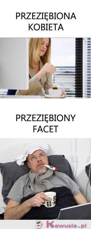 Różnica w znoszeniu przeziębienia