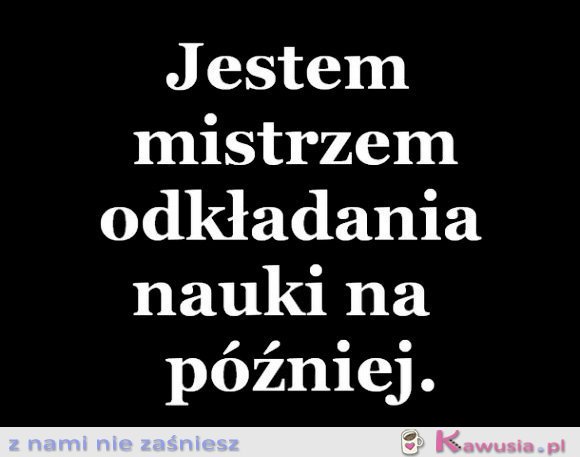 Jestem mistrzem