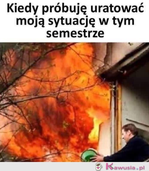 Moja sytuacja na koniec semestru