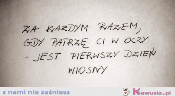 Za każdym razem...