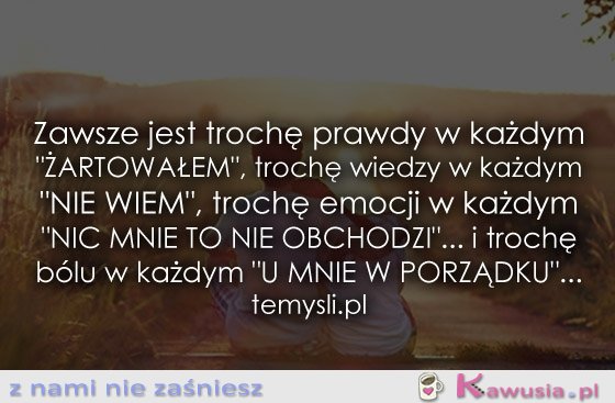 Trochę prawdy...
