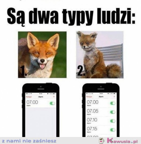 Są dwa typy ludzi