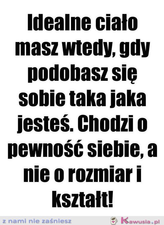 Nic dodać, nic ująć...