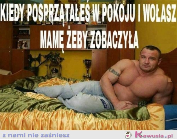 POSPRZATANY POKÓJ