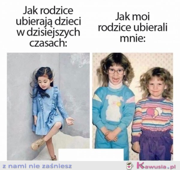 Rodzice kiedyś i dziś