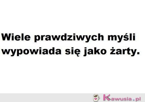 Prawdziwe myśli