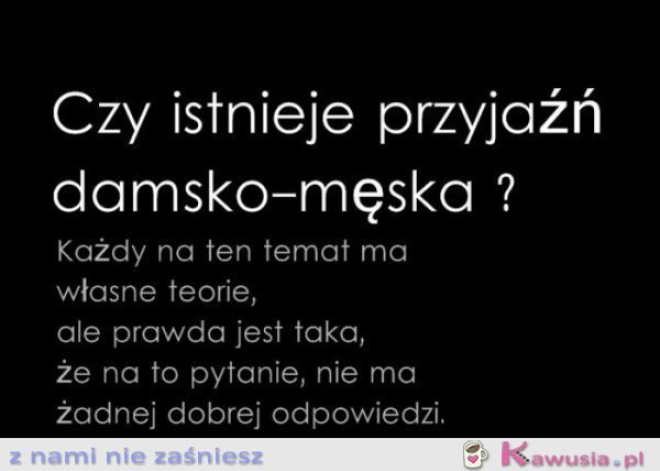 Czy istnieje przyjaźń damsko-męska?