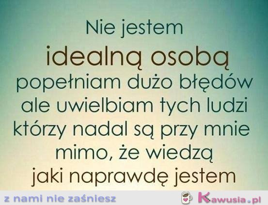 Nie jestem idealna