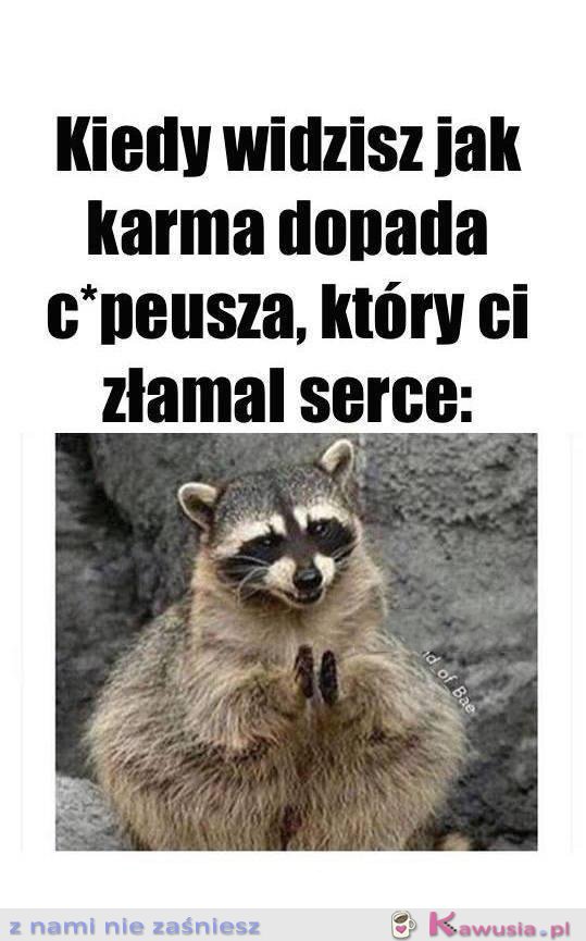 Karma zawsze robi swoje
