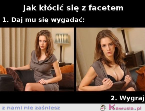 Jak kłócić się z facetem... 