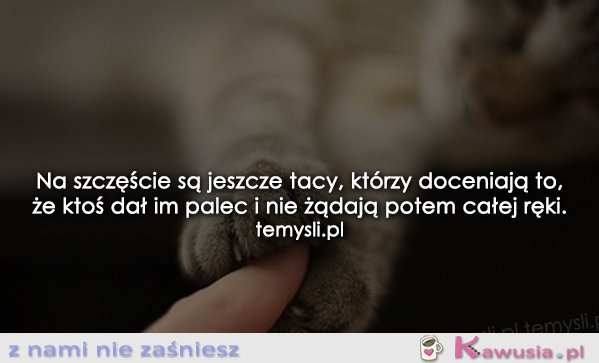 Na szczęście są jeszcze tacy, którzy..