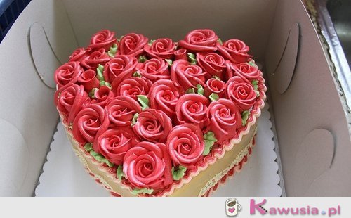 Piękny tort różyczki