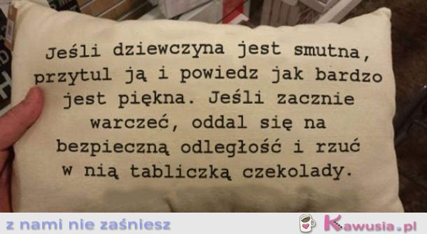 Jeśli dziewczyna jest smutna