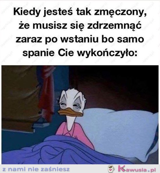 Muszę się położyć spać