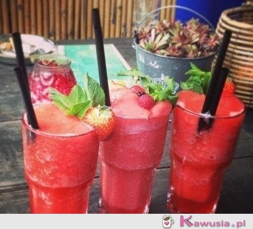 Truskawkowe smoothie