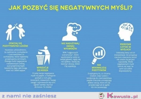 Jak pozbyć się negatywnych myśli?