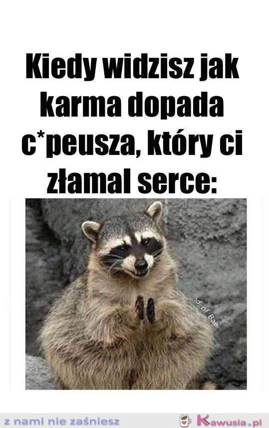 Karma zawsze robi swoje