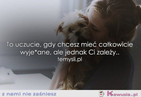 To uczucie, gdy chcesz mieć...