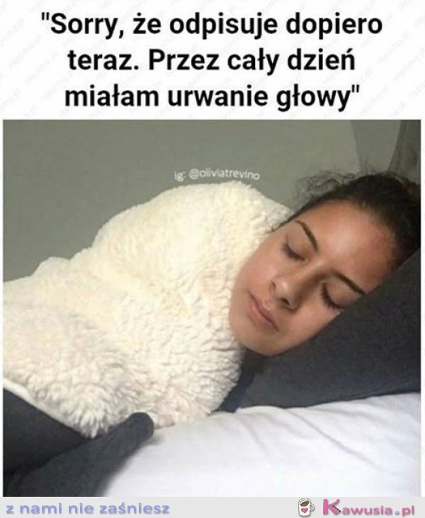 Sorry miałam urwanie głowy