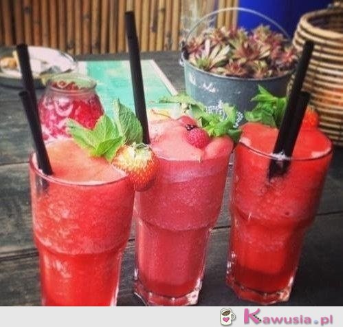 Truskawkowe smoothie